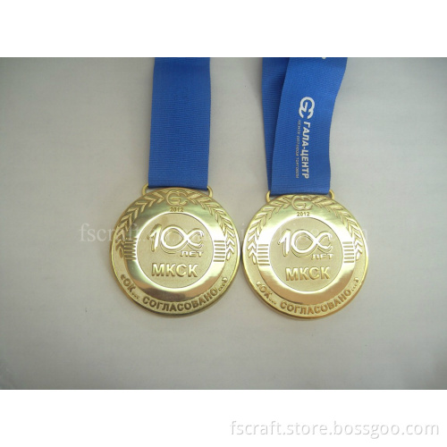 New Gold Plating Souvenir Medal